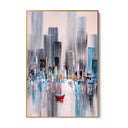 Quadro Stampa su Tela Nebulose di Città - CupidoDesign
