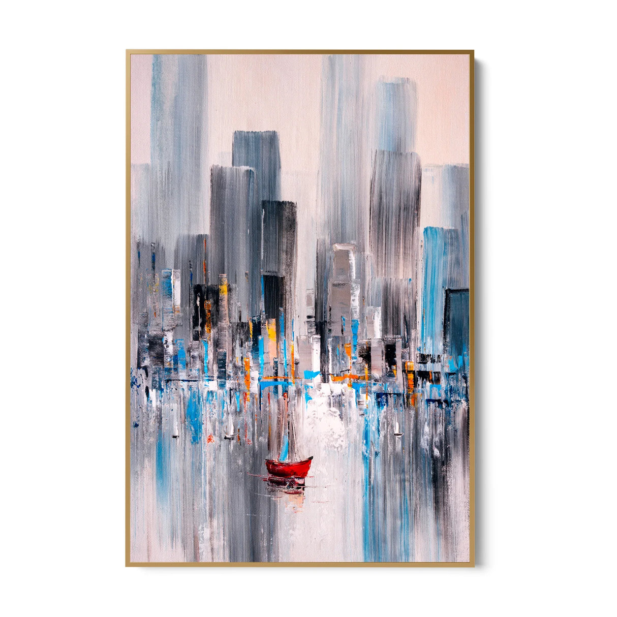 Quadro Stampa su Tela Nebulose di Città - CupidoDesign