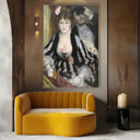 Quadro Stampa su Tela Nella Loggia del Teatro, Pierre Auguste Renoir - CupidoDesign