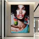 Quadro Stampa su Tela Nero Ancestrale - CupidoDesign