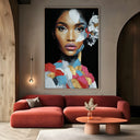Quadro Stampa su Tela Nero Assoluto - CupidoDesign