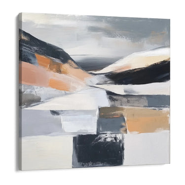 Quadro Stampa su Tela Neve Astratta - CupidoDesign