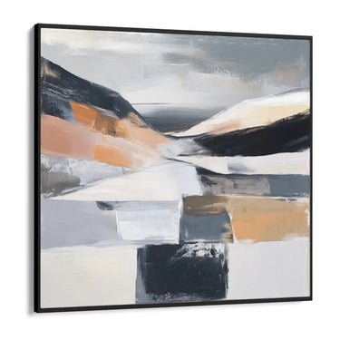 Quadro Stampa su Tela Neve Astratta - CupidoDesign