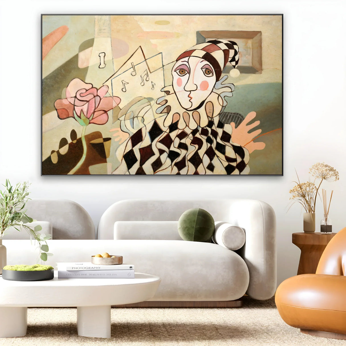 Quadro Stampa su Tela Note di maschera - CupidoDesign
