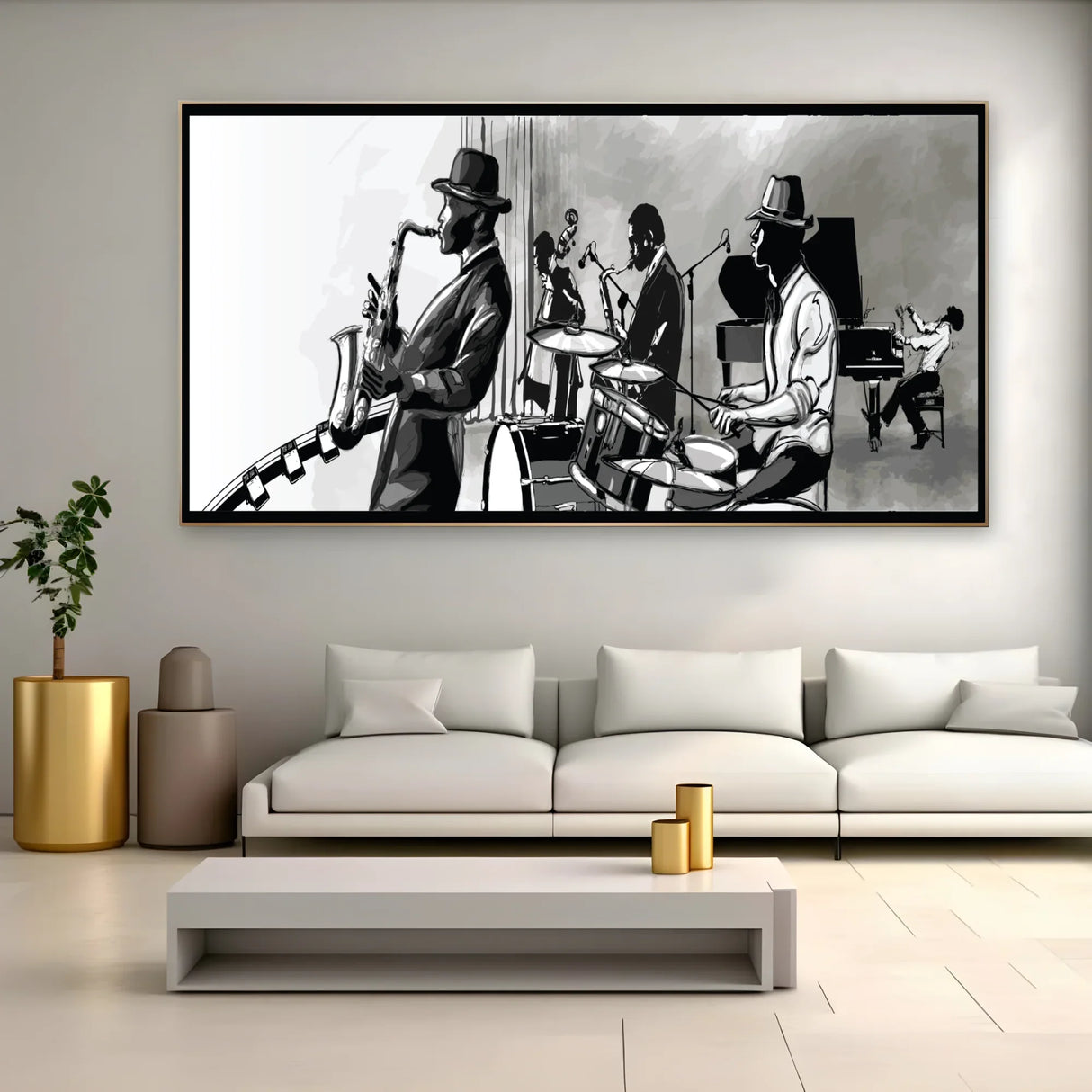 Quadro Stampa su Tela Note in Ombra - CupidoDesign