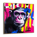 Quadro Stampa su Tela Not my circus, not my monkeys - CupidoDesign