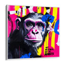 Quadro Stampa su Tela Not my circus, not my monkeys - CupidoDesign