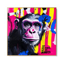 Quadro Stampa su Tela Not my circus, not my monkeys - CupidoDesign