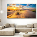 Quadro Stampa su Tela Oasi di Luce, Dubai - CupidoDesign