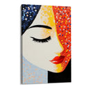 Quadro Stampa su Tela Occhi Chiusi - CupidoDesign