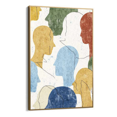 Quadro Stampa su Tela Occhi Scomposti - CupidoDesign