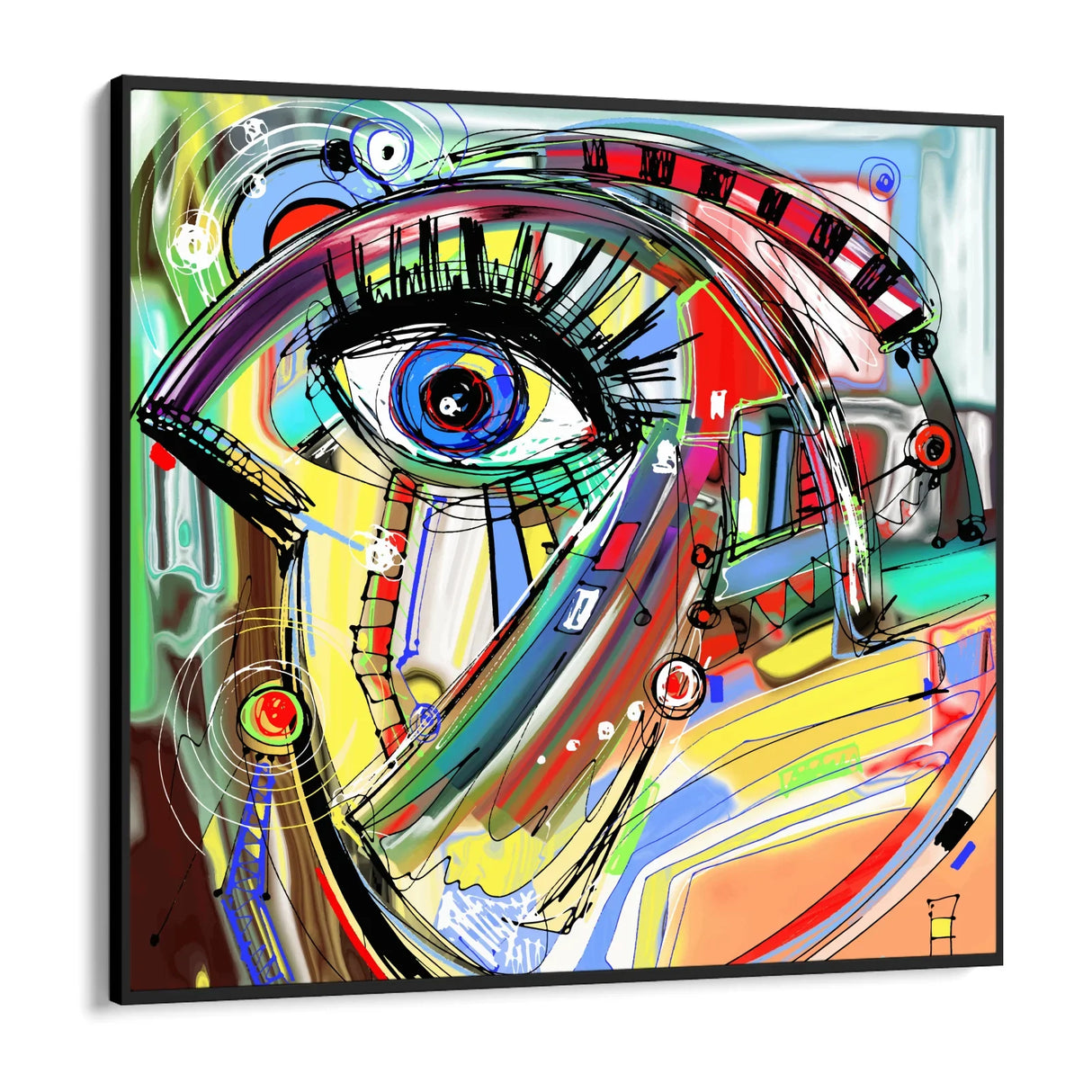 Quadro Stampa su Tela Occhio Cosmico - CupidoDesign