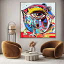 Quadro Stampa su Tela Occhio Interiore - CupidoDesign
