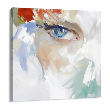 Quadro Stampa su Tela Occhio Rosso - CupidoDesign