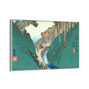 Quadro Stampa su Tela Okabe, Le cinquantatré stazioni del Tōkaidō, Utagawa Hiroshige - CupidoDesign