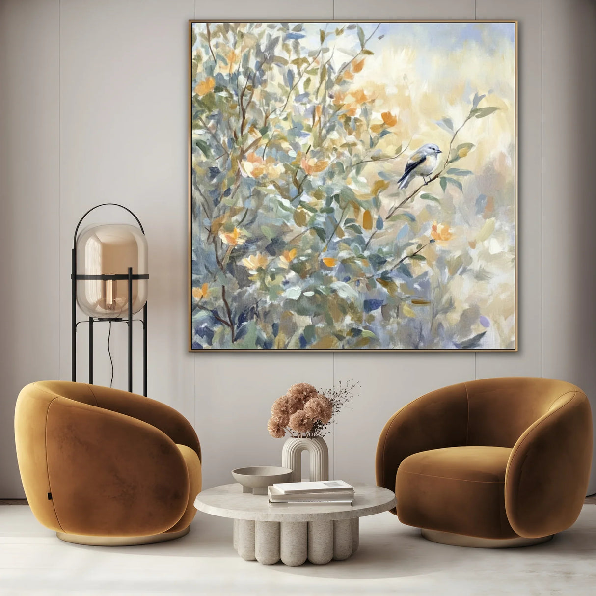 Quadro Stampa su Tela Oliveto al Vento - CupidoDesign