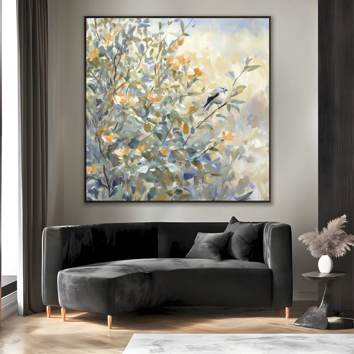 Quadro Stampa su Tela Oliveto al Vento - CupidoDesign