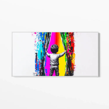 Quadro Stampa su Tela Oltre il Sipario - CupidoDesign