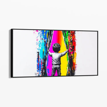 Quadro Stampa su Tela Oltre il Sipario - CupidoDesign