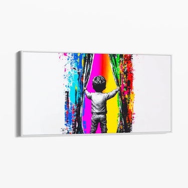 Quadro Stampa su Tela Oltre il Sipario - CupidoDesign