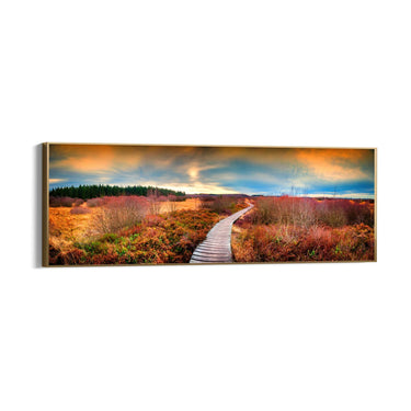 Quadro Stampa su Tela Oltre il Tramonto - CupidoDesign