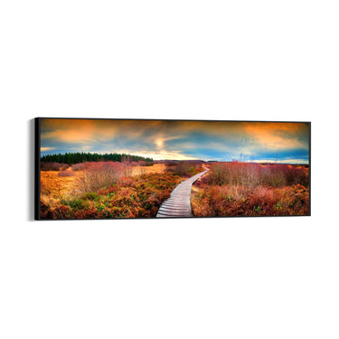 Quadro Stampa su Tela Oltre il Tramonto - CupidoDesign