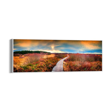 Quadro Stampa su Tela Oltre il Tramonto - CupidoDesign