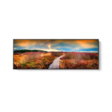 Quadro Stampa su Tela Oltre il Tramonto - CupidoDesign