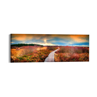 Quadro Stampa su Tela Oltre il Tramonto - CupidoDesign