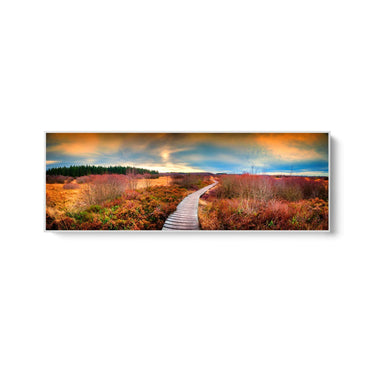 Quadro Stampa su Tela Oltre il Tramonto - CupidoDesign