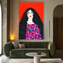 Quadro Stampa su Tela Ombra di Rubino - CupidoDesign