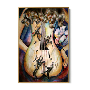 Quadro Stampa su Tela Ombre Ardenti - CupidoDesign