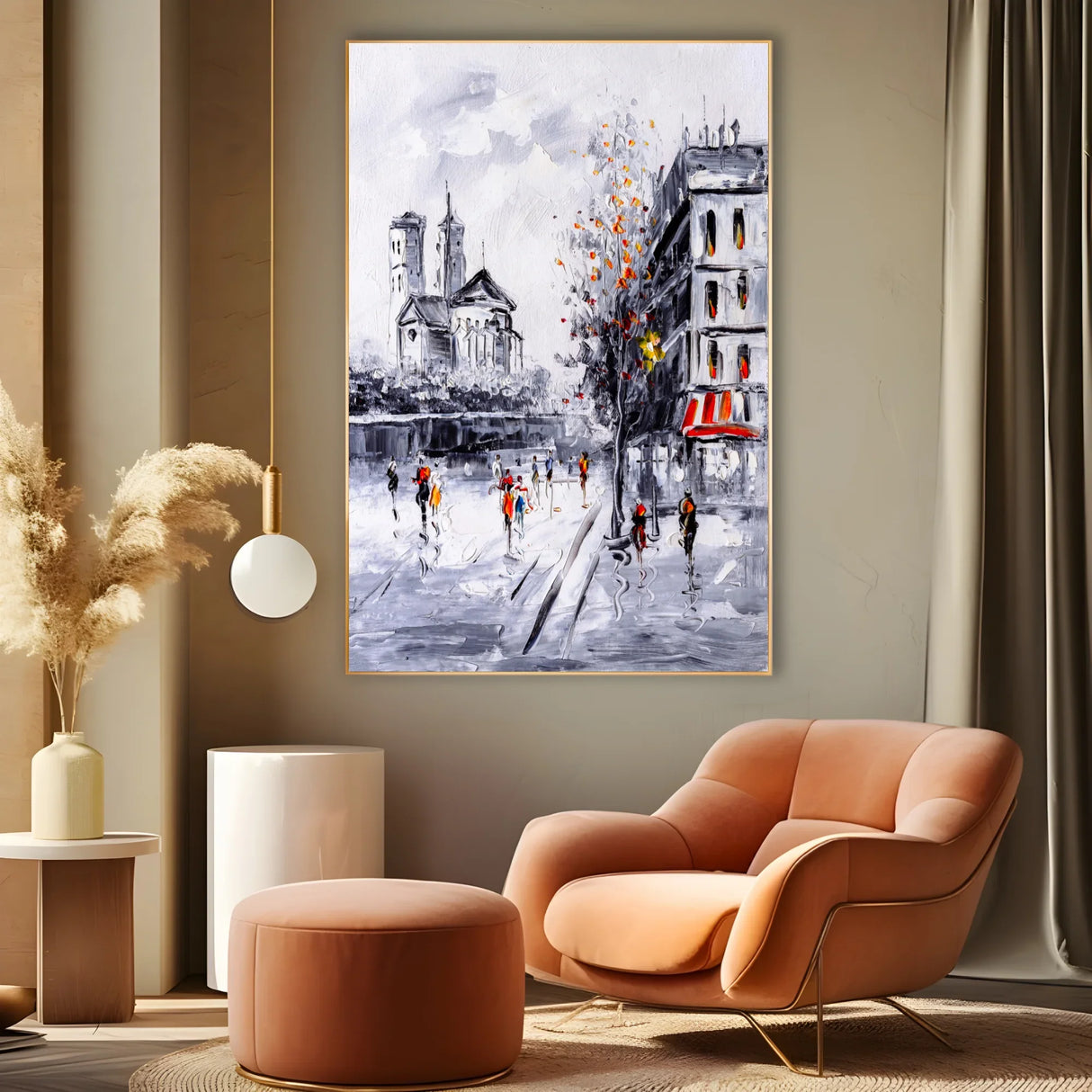 Quadro Stampa su Tela Ombre d'Autunno - CupidoDesign