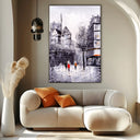 Quadro Stampa su Tela Ombre nel Viale - CupidoDesign