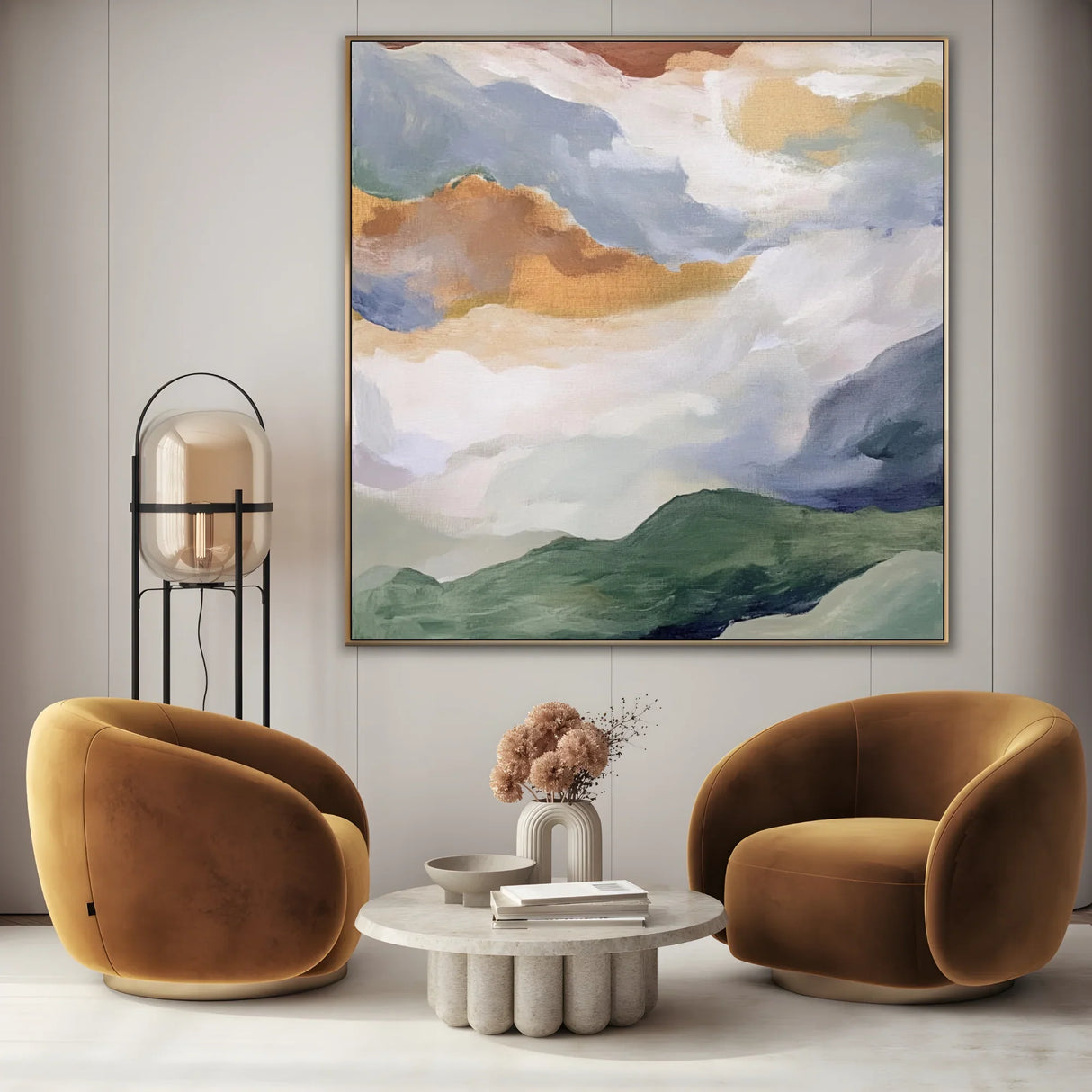 Quadro Stampa su Tela Onda di Colori - CupidoDesign