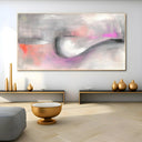 Quadro Stampa su Tela Flusso Rosa - CupidoDesign