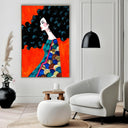 Quadro Stampa su Tela Onde Inquiete - CupidoDesign