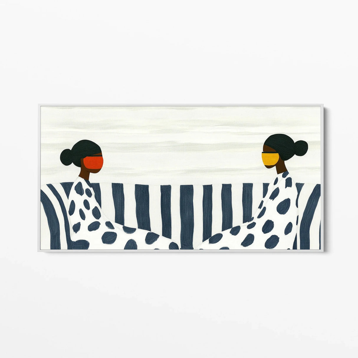 Quadro Stampa su Tela Onde di Tela - CupidoDesign