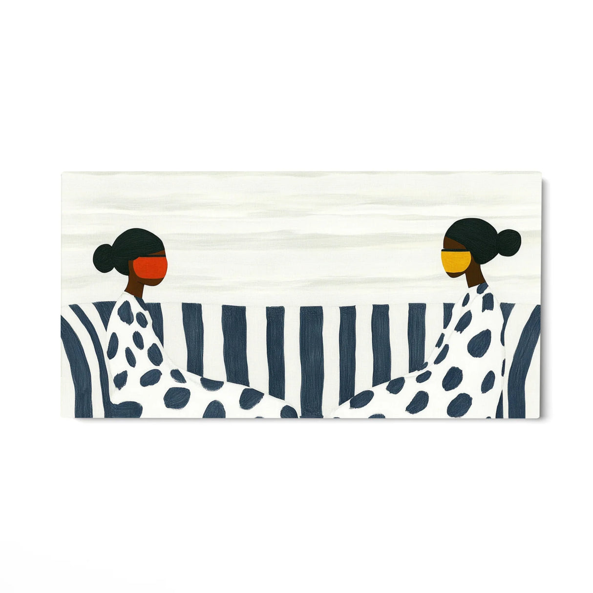 Quadro Stampa su Tela Onde di Tela - CupidoDesign