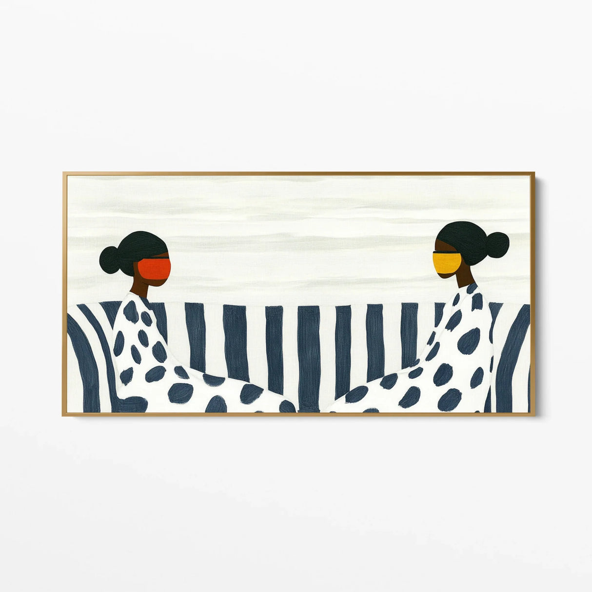 Quadro Stampa su Tela Onde di Tela - CupidoDesign