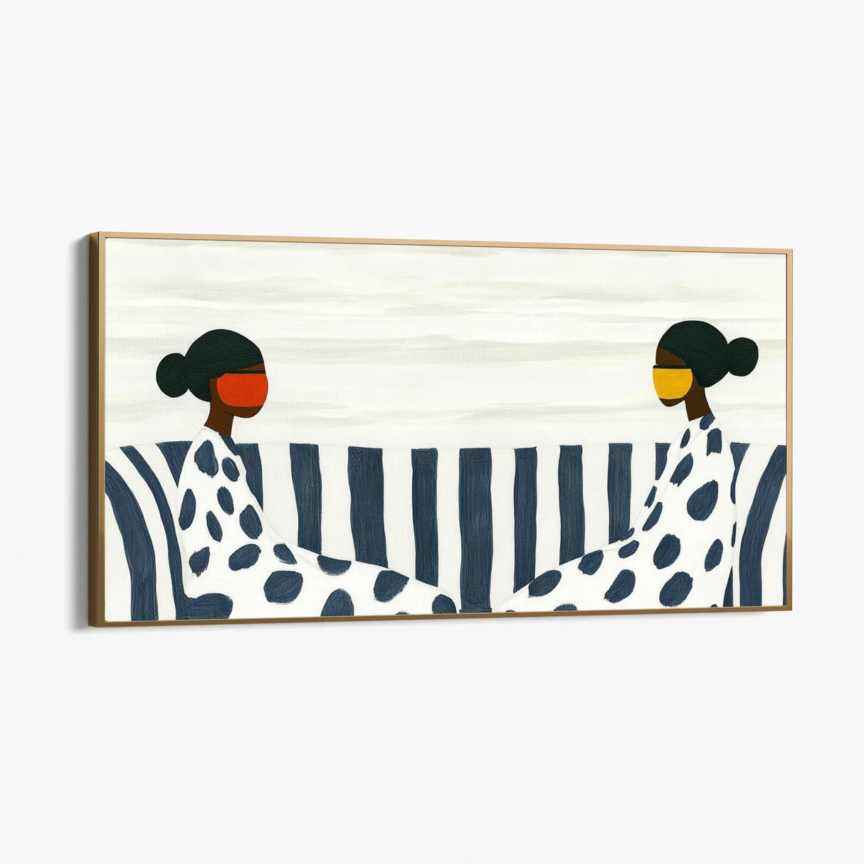 Quadro Stampa su Tela Onde di Tela - CupidoDesign