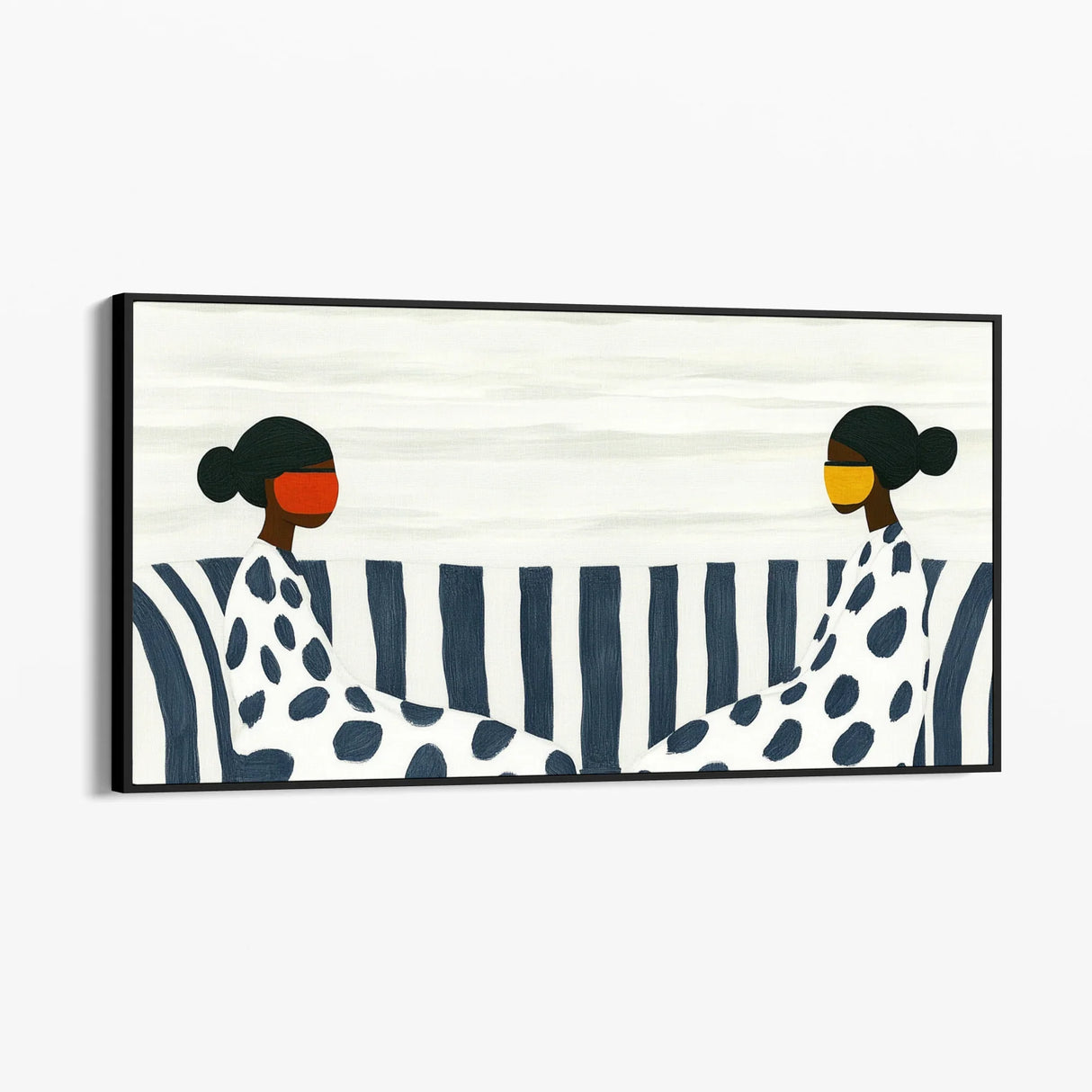 Quadro Stampa su Tela Onde di Tela - CupidoDesign