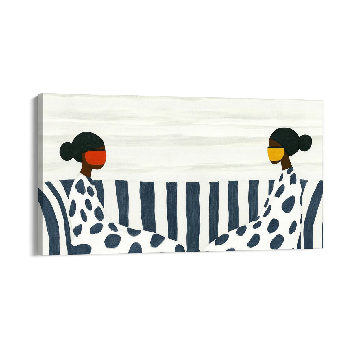 Quadro Stampa su Tela Onde di Tela - CupidoDesign