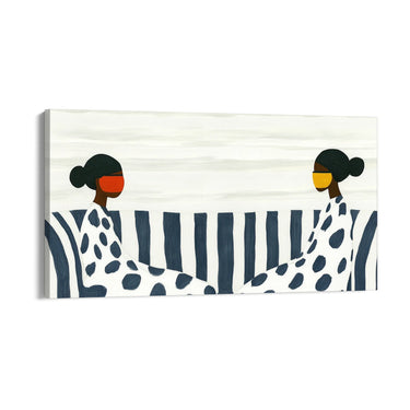 Quadro Stampa su Tela Onde di Tela - CupidoDesign