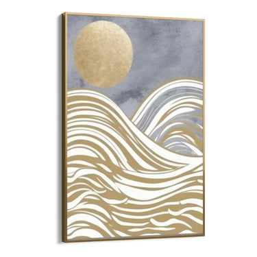 Quadro Stampa su Tela Onde di luna - CupidoDesign