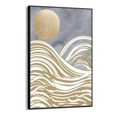Quadro Stampa su Tela Onde di luna - CupidoDesign
