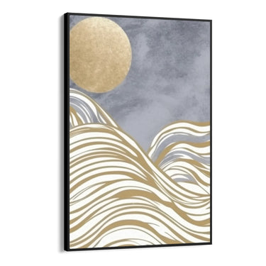 Quadro Stampa su Tela Onde di luna - CupidoDesign