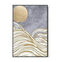 Quadro Stampa su Tela Onde di luna - CupidoDesign