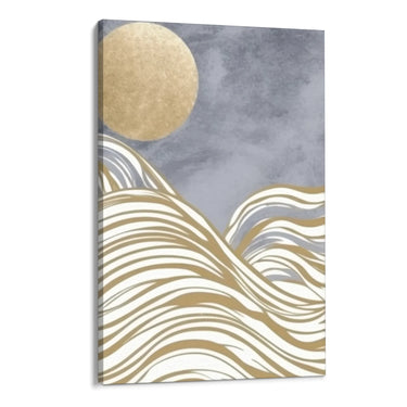 Quadro Stampa su Tela Onde di luna - CupidoDesign