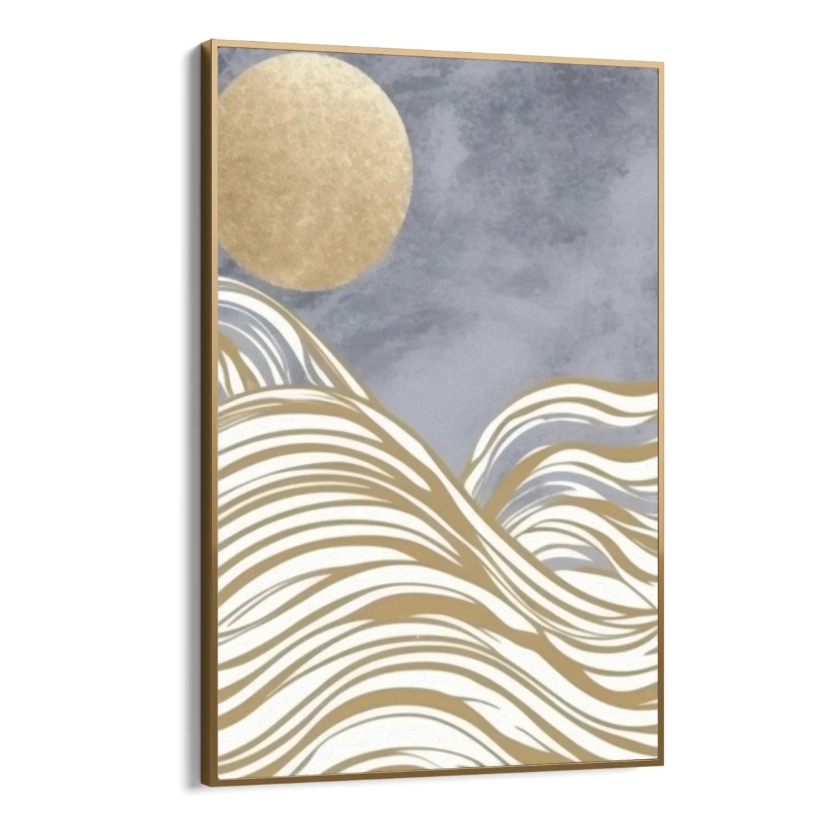 Quadro Stampa su Tela Onde di luna - CupidoDesign
